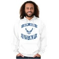 thumbnail image 5 of US Air Force USAF Wings Aim High Hoodie Sweatshirt Women Men Brisco Brands M, 5 of 6