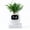 White, Gen 2, variant on ITIGOITIE Smart Flowerpot with Artificial Intelligence, Time & Temperature Display, Multiple Expressions, Ideal for Indoor Decoration & Gifts (Pink, Gen 2)