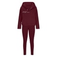 thumbnail image 4 of Women's Sweat Suits and Joggers Sets Elastic Waist Size Small Hoodie And Leggings Casual And Comfortable Sweatshirt 3 Piece Suit, 4 of 4