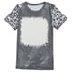 thumbnail image 2 of ICHUANYI Clearance Women's Summer Fashion Slim Tie Round Neck Short Sleeve T-shirt(Gray, L) ICHUANYI WER2023081005576, 2 of 5