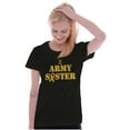 thumbnail image 4 of US Army Sister Military Logo Ribbon Women's T Shirt Ladies Tee Brisco Brands S, 4 of 5