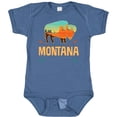 thumbnail image 3 of Inktastic Montana Gift Buffalo Silhouette Boys or Girls Baby Bodysuit, 3 of 5