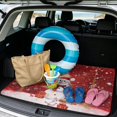 thumbnail image 2 of Qpednta All Weather Cargo Liner 29"x39" Non-Slip Gift Snowman Trunk Mat, Polyester Material Machine Washable Easy to Clean Water Resistant Stain Proof Rear Trunk Protector Fits Car SUV Truck, 2 of 6