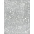 thumbnail image 6 of Unique Loom Whimsy Kids Collection Area Rug - Safari Animals (7' 10" x 10' Rectangle Gray/Ivory) Perfect For Kids Bed Room/Nursery Room/Living Room/Class Room/Play Room, 6 of 6