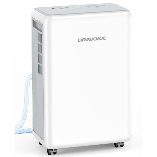 Deshumidificador Dravonic de 2000 m² para sótano, temporizador de 30 pintas y 24 horas