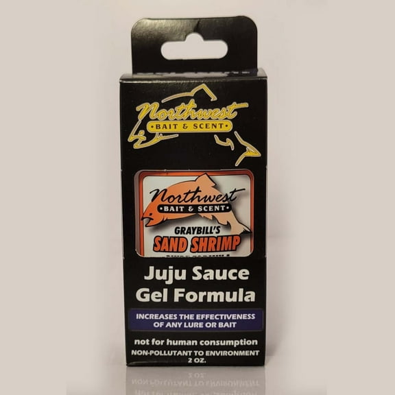 Northwest Bait & Scent - Graybill's JuJu Sauce Gel Formula, Sand Shrimp 2oz