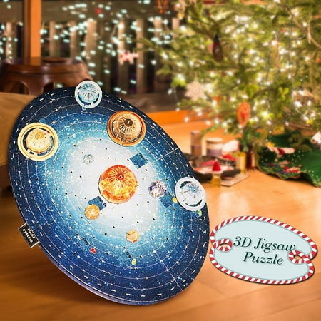 Diy 3d Solar System Nine Planet Paper Puzzle Model Kits For