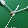 thumbnail image 3 of Wall Clock Modern Design Silent Quartz Needle Luxury Wall Clock Silent Sweep Second Home Wall Clock Green, 3 of 6