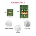 thumbnail image 7 of St. Patrick's Day Kitchen Dish Towels for Drying Dishes Set of 2, Green Shamrock Kitten Cats Hat Buffalo Plaid Waffle Weave Microfiber Hand Tea Bathroom Towels Quick Dry & Absorbent Towel 12x12, 7 of 7