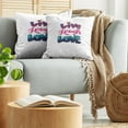 thumbnail image 5 of Ambesonne Live Laugh Love Throw Pillow Cover 2 Pack, Vintage Designs, 18", Multicolor, 5 of 7
