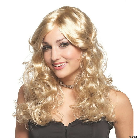 Women's Blonde Long Wavy Wig