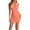 Orange, variant on Halter Dresses for Women Trendy Deep V Backless Cocktail Party Dresses Ruched Bodycon Ruffle Hem Night out Club Dress