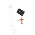 perfeclan Solar Powered LED Ladder Lights 2M/6.56ft Festival Layout