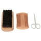 thumbnail image 2 of Kit De Aseo Para Bigote, Acero Inoxidable + Madera, Prevención Estática, Eliminación De Suciedad, Masaje, Cepillo Para Barba, Juego De Peine Para Aniversario ANGGREK Beard Comb, 2 of 8