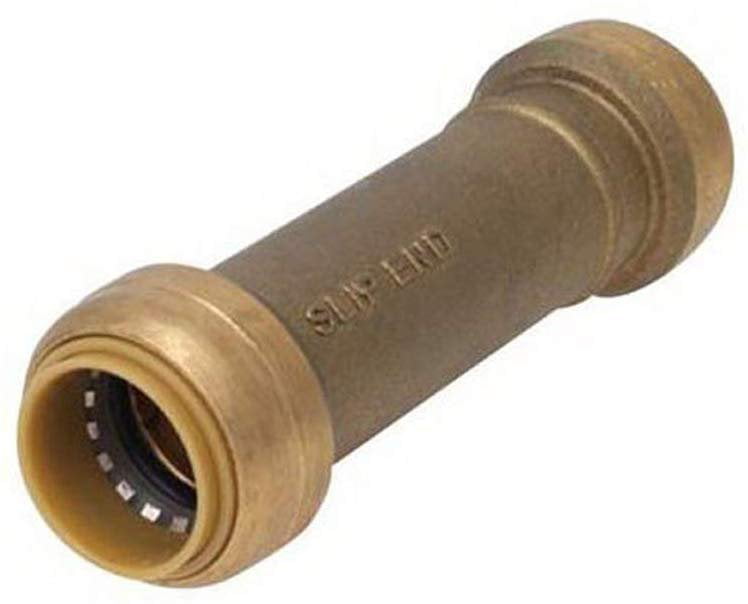 Push-Fit Push to Connect Lead-Free Brass Slip Coupling 3/4" Sharkbite Style 