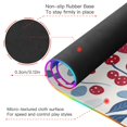 thumbnail image 4 of Red Pomegranate with Blue Leaves on White Background Wireless Charging RGB Gaming Mouse Pad Large Keyboard Mat Rubber Base 13 Light Modes, 4 of 6