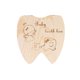 thumbnail image 2 of Caja de dientes Bebés Dientes Mostrar caja de almacenamiento de madera con hebilla Lock Molar Incisis Odor Odor Newborn Supplies Baby Shower Regalo Girl Advancent BA000391-02B, 2 of 7