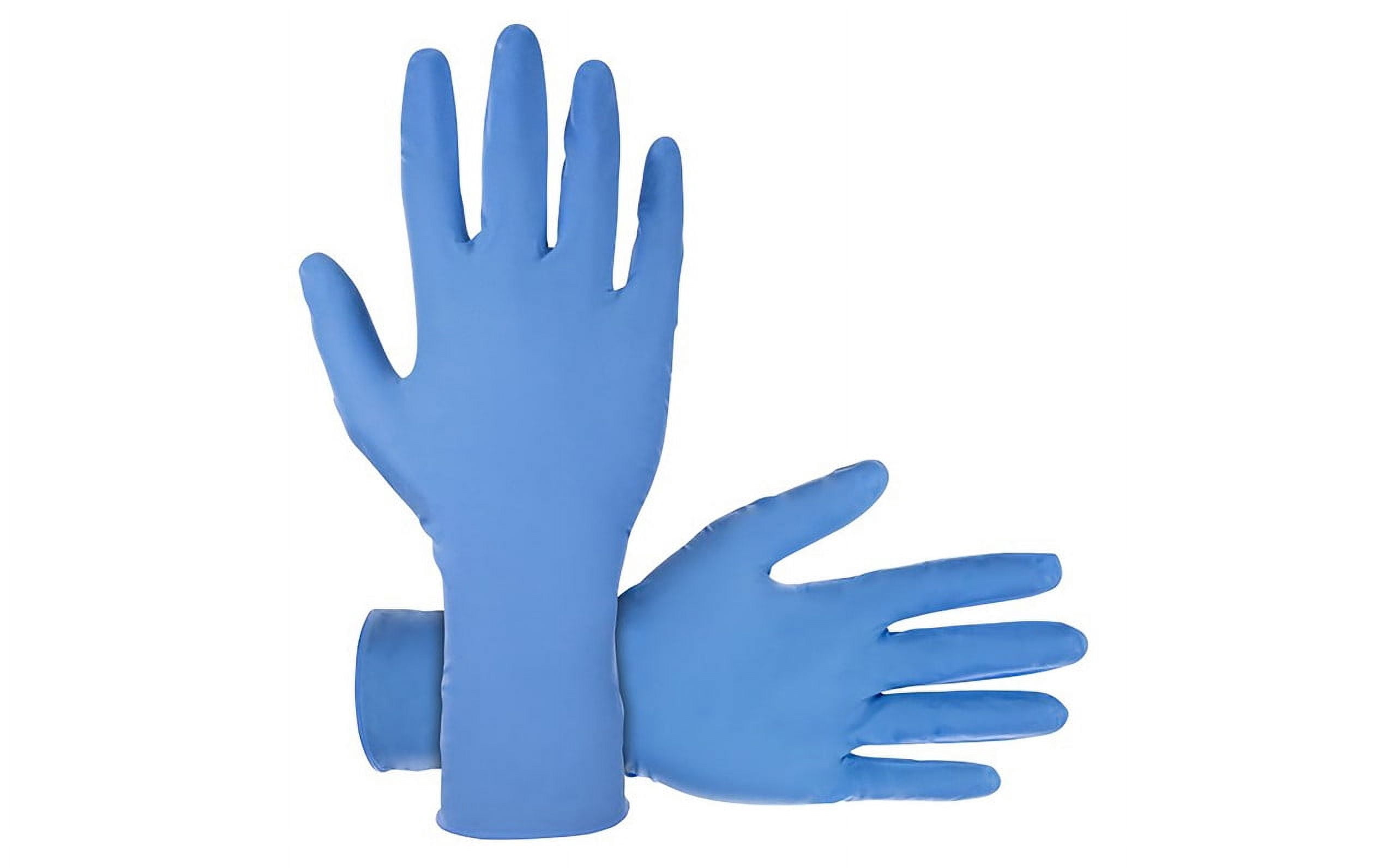 SAS Safety-Derma Max 6610-40 Powder-Free Nitrile Exam Gloves, 8 Mil, 12" Extended Cuff, 2X-Large, 50/Box, 10 Boxes/Case