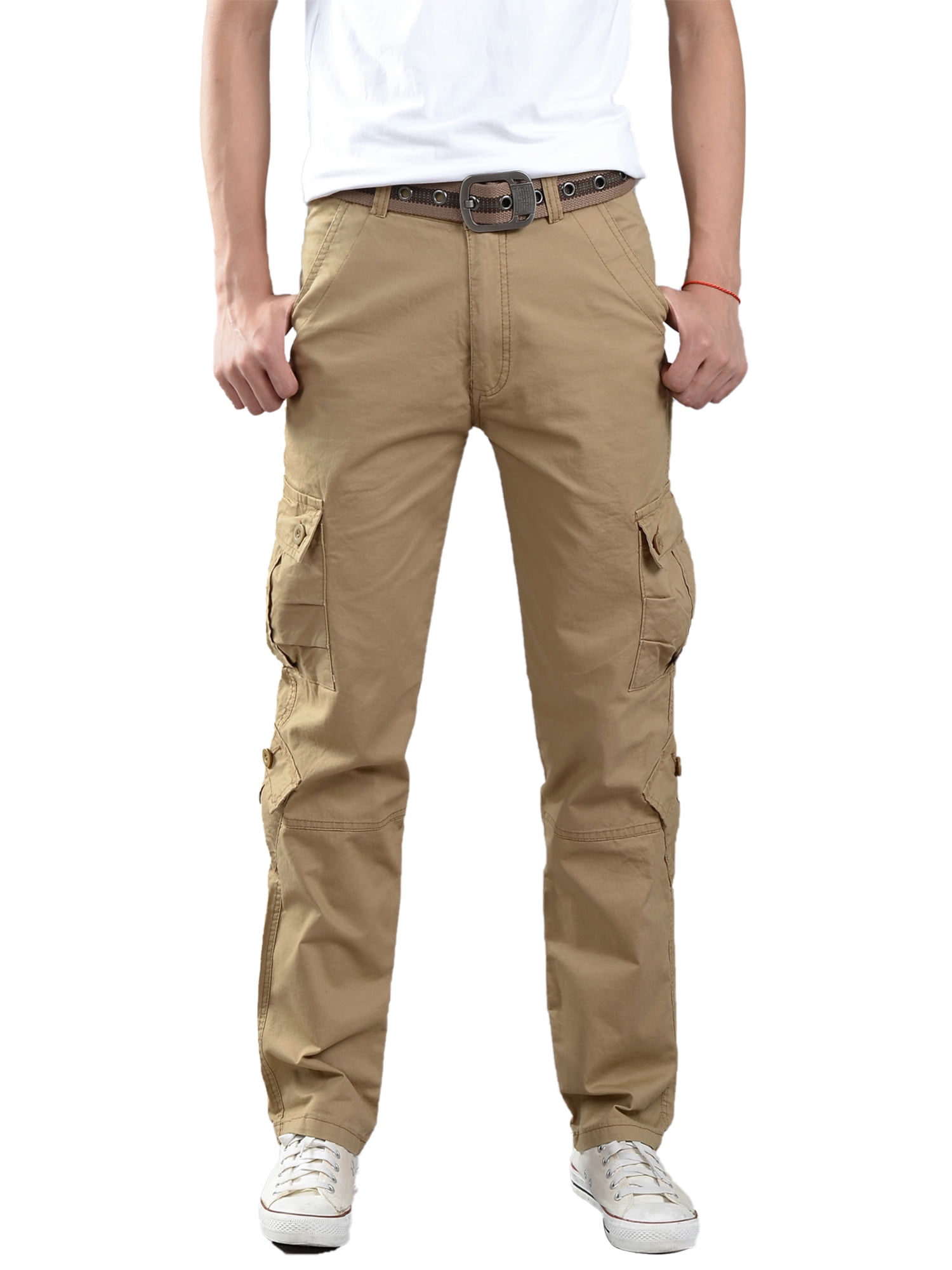 UKAP - Mens Cargo Pants Casual Outdoor 