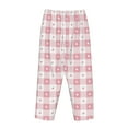 thumbnail image 5 of Haiem Plaid Heart Women's Pajama Pants Ultra Lightweight Pjs Bottoms Sleepwear Bottom Pants With Pocket Drawstring-Small, 5 of 7