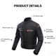 thumbnail image 5 of DUHAN-Chaqueta de motocicleta para hombre, pantalones de carreras de Motocross, armadura corporal, conjunto de ropa de protección de Moto con forro extraíble, 5 of 5