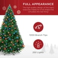 thumbnail image 3 of Árbol de Navidad Best Choice Products 6 pies con 250 luces LED, 3 of 7