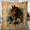 Quilt Blanket, variant on E-Macom LLC Stained Glass Horse Quilt Blanket, Floral Horse Bed Quilt, Rustic Equestrian Home Decor (55x60")