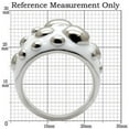 thumbnail image 2 of High polished (no plating) Stainless Steel Ring with No Stone for Women Style TK042, 2 of 4