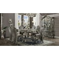 thumbnail image 2 of ACME Versailles Counter Height Table, Antique Platinum, 2 of 4