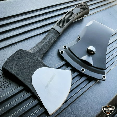 11 Survival Camping Fixed Blade Hatchet Axe Chopping Hunting Knife w/ Sheath