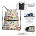 thumbnail image 3 of Naloa Animals Drawstring Backpack String Bag Cinch Water Resistant for Gym Shopping Sport Yoga, 3 of 6