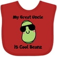 thumbnail image 3 of Inktastic Cool Beans Great Uncle Boys or Girls Baby Bib, 3 of 4