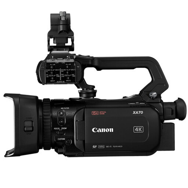 Canon XA70 UHD 4K30 Camcorder, Dual-Pixel Autofocus, 32GB