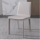 thumbnail image 1 of Light luxury cream dining table and chair, Italian style desk and chair, modern minimalist backrest, saddle leather stool My Lux Decor Round, 1 of 9