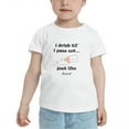 thumbnail image 2 of I Drink Til' I Pass Out... Just Like Aunt Cute Toddler Tshirts for Boys Girls (White, Youth XL), 2 of 5