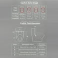 thumbnail image 3 of AVAXA Smart Bidet Toilet Seat, Self-Cleaning Nozzle for Rear&Feminine&Massage wash, Adjustable Water & Seat Temperature, Remote, Night Light & LED Displays, 3 of 13