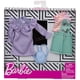 thumbnail image 2 of Barbie Clothes: 2 Outfits Doll Feature Pastels Like Light Green Overalls with Cute Graphics and Pink Backpack, Gift for 3 to 8 Year Olds Barbie -, 2 of 2