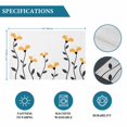 thumbnail image 6 of Spring Flowers Placemats Set of 8, Modern Simple Floral Plants Lines Art Placemats for Dining Table, Place Mats for Kitchen Tabletop, Waterproof Wipeable Dining Table Mats Set, 6 of 9