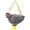 Grey, variant on Jiibva Plush Chicken Purse Cute Chicken Bag Cartoon Hen Shoulder Bag Handbag Funny Animal Crossbody Bag Handbag Purse