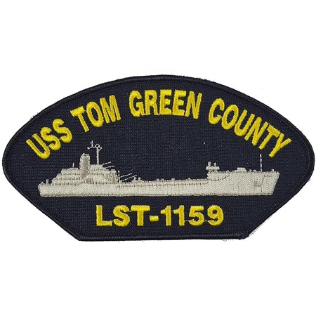 USS Tom Green County LST 1159 Ship Patch - Great Color - Veteran Owned Business