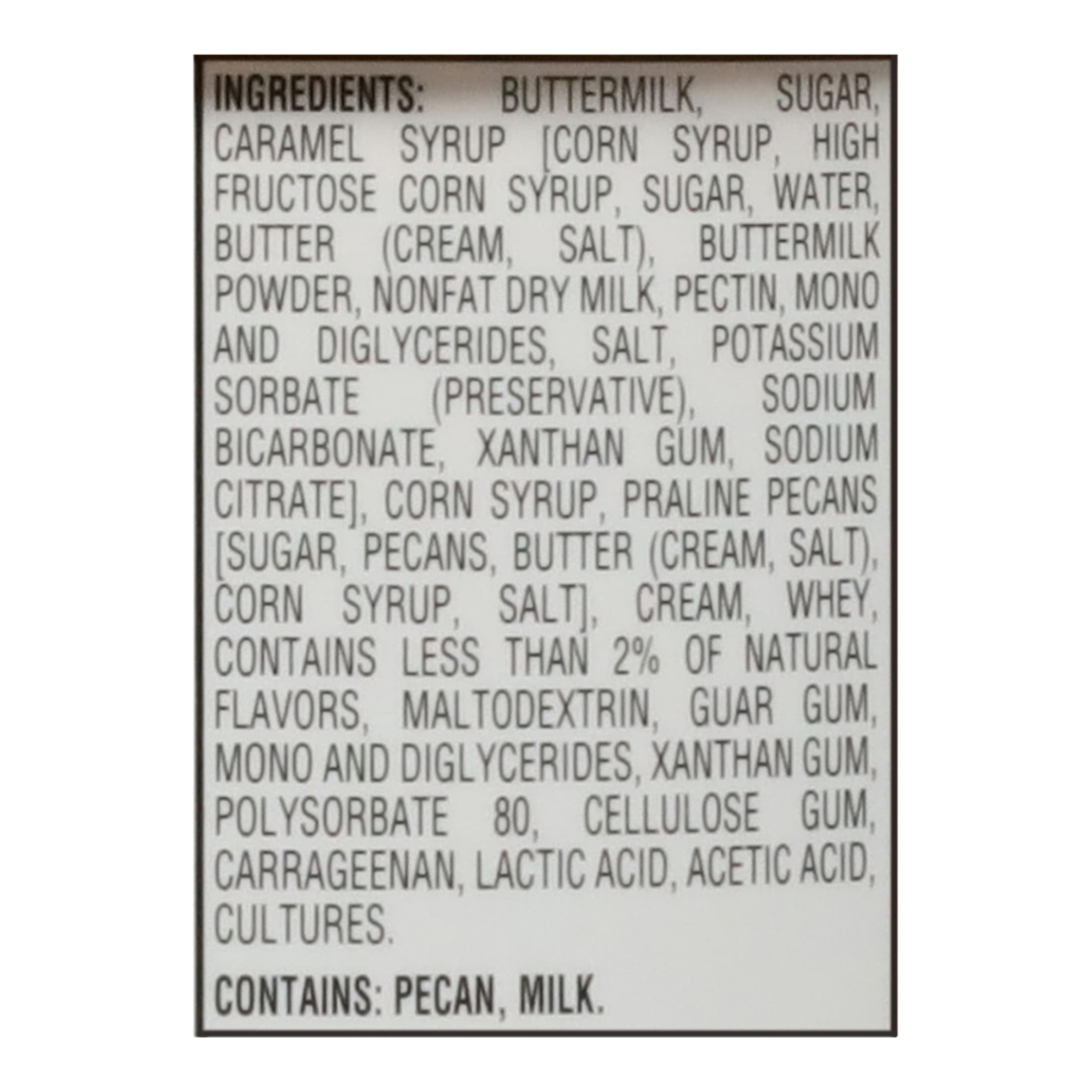 Mayfield Creamery Praline Pecan Frozen Yogurt 1.5 qt