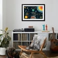 thumbnail image 4 of Art.com Set of Universe Infographics - Solar System, Planets Comparison, Sun and Moon Facts, Space Junk Mad Art Print by Tashal, Black Frame Wall Art, 44" x 32", 4 of 5