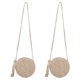 thumbnail image 1 of Bolso de paja tejido de verano, bandolera tipo bandolera, bolso cruzado diagonal, vacaciones en la playa, pequeña capacidad, 1 of 6