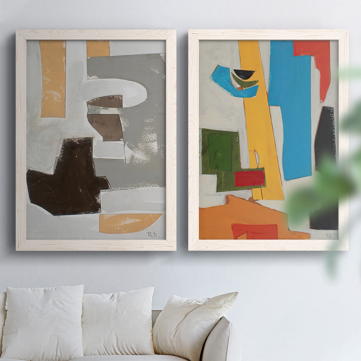Andalusian Forms III - Premium Framed Canvas 2 Piece Set - Ready to Hang