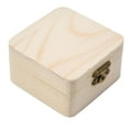 thumbnail image 3 of XIBUFE 2026 New Unfinished Mini Wood Craft Box with Hinged Lid,3" - Perfect for Arts,Crafts,And Personalized Gifts for Crafts,Diy,Jewelry Storage, 3 of 6