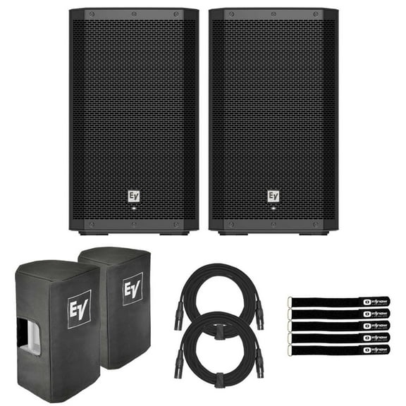 Electro-Voice ZLX-12P-G2-US 12" 2-Way Powered Speaker 2-Pack with Covers Package