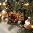 thumbnail image 5 of Home Decoration 2024 Christmas Tree Decorations Book Lovers Christmas Decorations 2D Flat Acrylic Bookstore Book Stacking Christmas Tree Decorations Book Lovers Christmas Bookstore Decorations, 5 of 5
