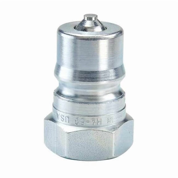Parker Quick Connect,Plug,1/4",9/16"-18 H2-63-T6