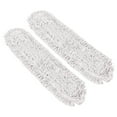 thumbnail image 2 of 36inch Commercial Dust Mop Pads for Floor Cleaning, Cleaning Office Garage Hardwood Warehouse Factory Mall 2PCS Blue, 2 of 7
