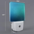 thumbnail image 2 of Fuzoiu Blue to turquoise Print Dusk to Dawn LED Night Light with Light Sensor, Energy-Efficient Touch-Safe Night Lamp for Home, Office, and Kids' Rooms-US, 2 of 7